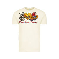 Vintage Arctic peace love country american texas flag boots Vintage Tee - AdoDesignShop