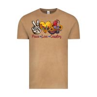 Vintage Camel peace love country american texas flag boots Vintage Tee - AdoDesignShop