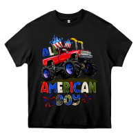 Black All American Boy 4th july Heavy Core Tee - CowGirlArtShop