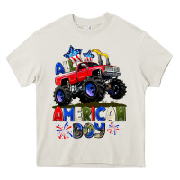 Cream All American Boy 4th july Heavy Core Tee - CowGirlArtShop