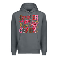 Rock Cooler than Cupid Valentine's Day Premium Hoodie - HowdyJamesFarm