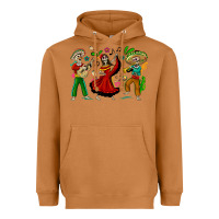 Meerkat Mexican Skeletons Heavyweight Hoodie - texasbilliewilder