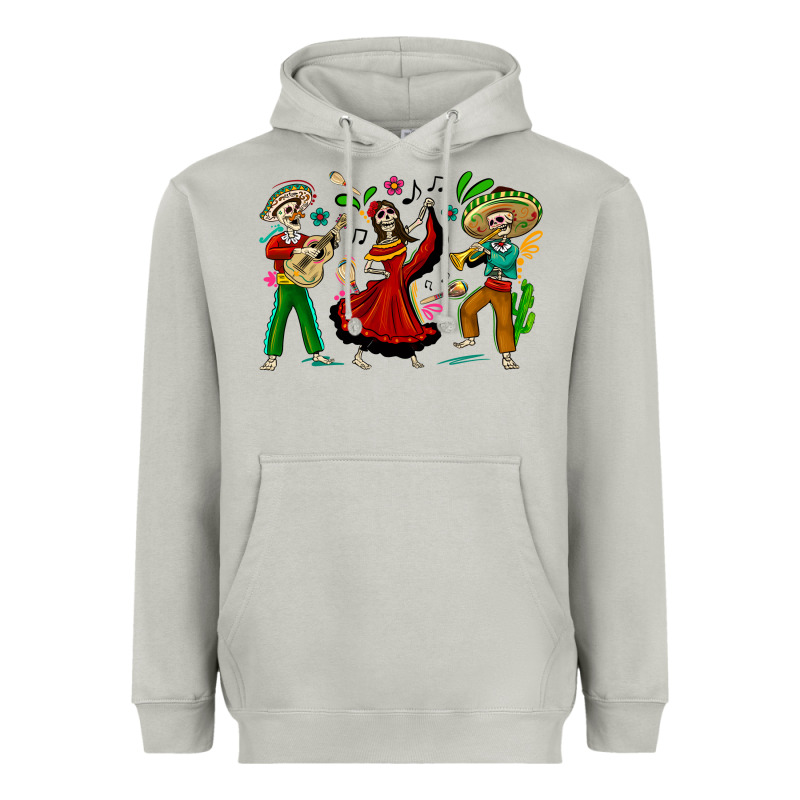 Mexican Skeletons Heavyweight Hoodie by texasbilliewilder | Teevron
