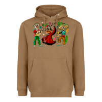 Toasted Coconut Mexican Skeletons Heavyweight Hoodie - texasbilliewilder