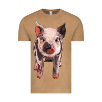 Vintage Camel pig Vintage Tee - BarkalooDesign