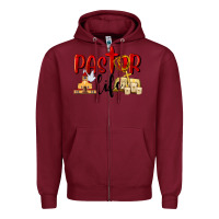 Burgundy Pastor Life Zipper Hoodie - LillyAllenDesigns