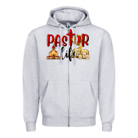 Heather Grey Pastor Life Zipper Hoodie - LillyAllenDesigns