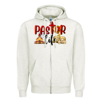 Oatmeal Heather Pastor Life Zipper Hoodie - LillyAllenDesigns