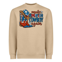 Mushroom make america cowboy again Heavyweight Sweatshirt - MaliasSmallBusiness