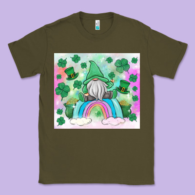St Patrick's Gnome Classic Tee Designed By Maliassmallbusiness