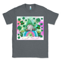 Charcoal Heather st patrick's gnome Classic Tee - MaliasSmallBusiness