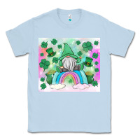 Dusty Blue st patrick's gnome Classic Tee - MaliasSmallBusiness