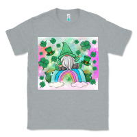 Heather Grey st patrick's gnome Classic Tee - MaliasSmallBusiness