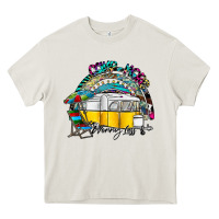 Cream camp more worry less Heavy Core Tee - SublimationCraftShop