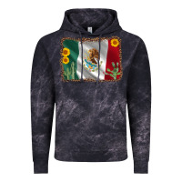 Cloud Black mexico flag sunflower cactus Vintage Hoodie - AdoDesignShop
