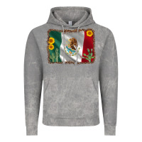 Cloud Rock mexico flag sunflower cactus Vintage Hoodie - AdoDesignShop