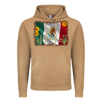Vintage Camel mexico flag sunflower cactus Vintage Hoodie - AdoDesignShop
