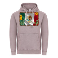Vintage Zinc mexico flag sunflower cactus Vintage Hoodie - AdoDesignShop