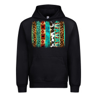 Black western brushstroke Urban Hoodie - OliviaCreatesArt