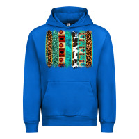 Cobalt western brushstroke Urban Hoodie - OliviaCreatesArt