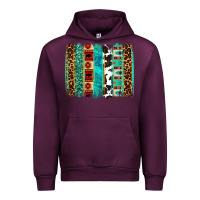Mauve Wine western brushstroke Urban Hoodie - OliviaCreatesArt