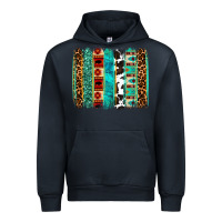 Navy western brushstroke Urban Hoodie - OliviaCreatesArt