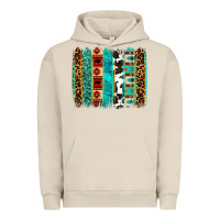 Pigment French Oak western brushstroke Urban Hoodie - OliviaCreatesArt