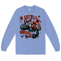 Colony Blue a little dirt never hurt dirt bike Long Sleeve Tee - MaliasSmallBusiness