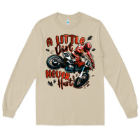 Mushroom a little dirt never hurt dirt bike Long Sleeve Tee - MaliasSmallBusiness