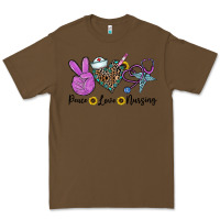 Cacao peace love nursing Premium Tee - CowhideDigitalArt