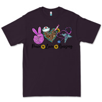 Plum peace love nursing Premium Tee - CowhideDigitalArt