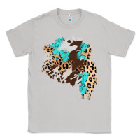 Moon Dust cowhide leopard turquoise patch Classic Tee - AdoDesignShop