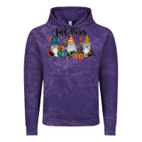 Cloud Purple Fall Vibes Gnomes Vintage Hoodie - RanaPortraitStore