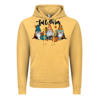 Vintage Mustard Fall Vibes Gnomes Vintage Hoodie - RanaPortraitStore