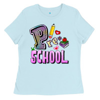 Baby Blue preschool Ladies Tee - RanaPortraitStore