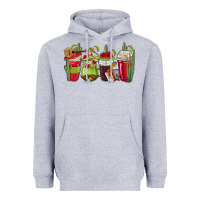 Heather Grey Mexico Coffee Cups Heavyweight Hoodie - texasbilliewilder
