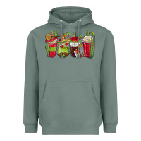 Sage Mexico Coffee Cups Heavyweight Hoodie - texasbilliewilder