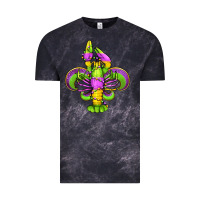 Cloud Black mardi gras crawfish fleur de lis Vintage Tee - Jasminsmagicworld