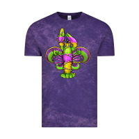 Cloud Purple mardi gras crawfish fleur de lis Vintage Tee - Jasminsmagicworld
