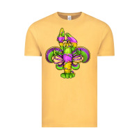 Vintage Mustard mardi gras crawfish fleur de lis Vintage Tee - Jasminsmagicworld
