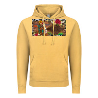Vintage Mustard western turquoise gemstone horse cowhide leopard floral background lic Vintage Hoodie - Artiststas