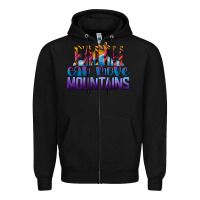 Black Faith Can Move Mountains Zipper Hoodie - LillyAllenDesigns
