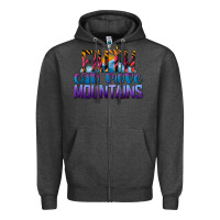 Charcoal Heather Faith Can Move Mountains Zipper Hoodie - LillyAllenDesigns