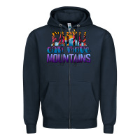 Navy Faith Can Move Mountains Zipper Hoodie - LillyAllenDesigns