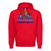 Red Faith Can Move Mountains Zipper Hoodie - LillyAllenDesigns