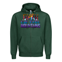 Sports Green Faith Can Move Mountains Zipper Hoodie - LillyAllenDesigns