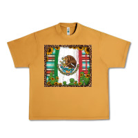 Peanut Butter mexican flag background with cactus and sunflower tumbler Urban Heavy Tee - Jasminsmagicworld