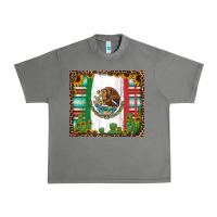 Tornado mexican flag background with cactus and sunflower tumbler Urban Heavy Tee - Jasminsmagicworld