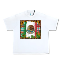 White mexican flag background with cactus and sunflower tumbler Urban Heavy Tee - Jasminsmagicworld
