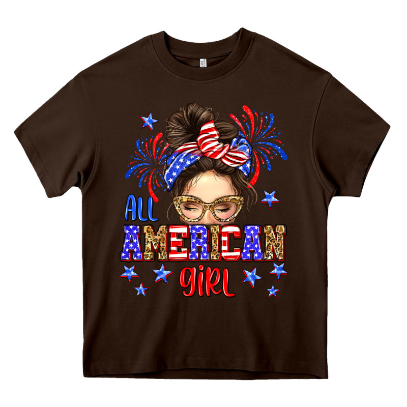All American Girl Heavy Core Tee by Neo Western | Teevron